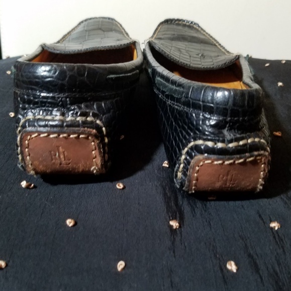 Black Ralph Lauren Loafers Size 6.5 - Picture 6 of 6